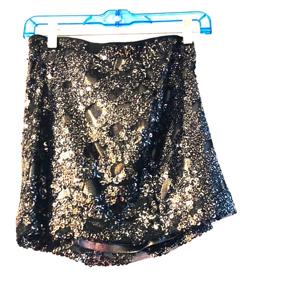 EXPRESS Beaded mini skirt - Picture 1 of 2